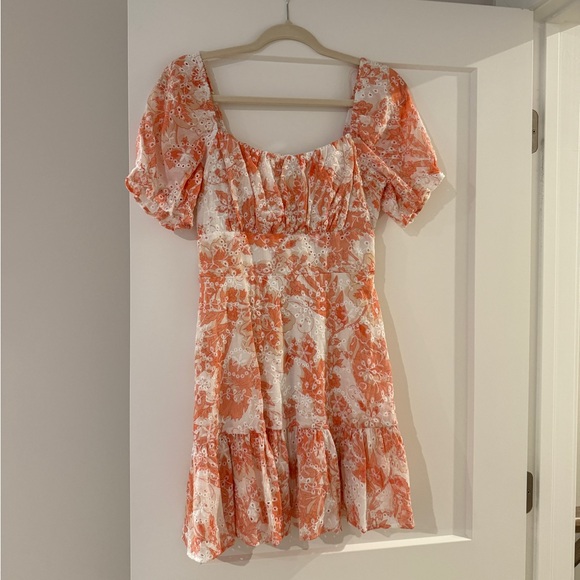 Floral Mini Dress in Vibrant Pink by Speechless - Picture 3 of 8